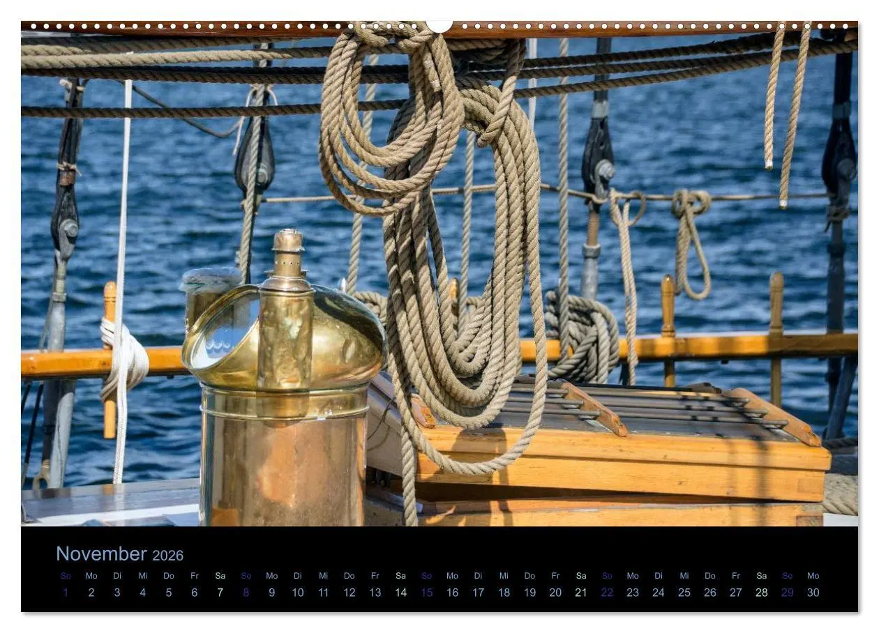 Bild: 9783516030358 | Segelschiffe - Maritime Details (Wandkalender 2026 DIN A2 quer),...