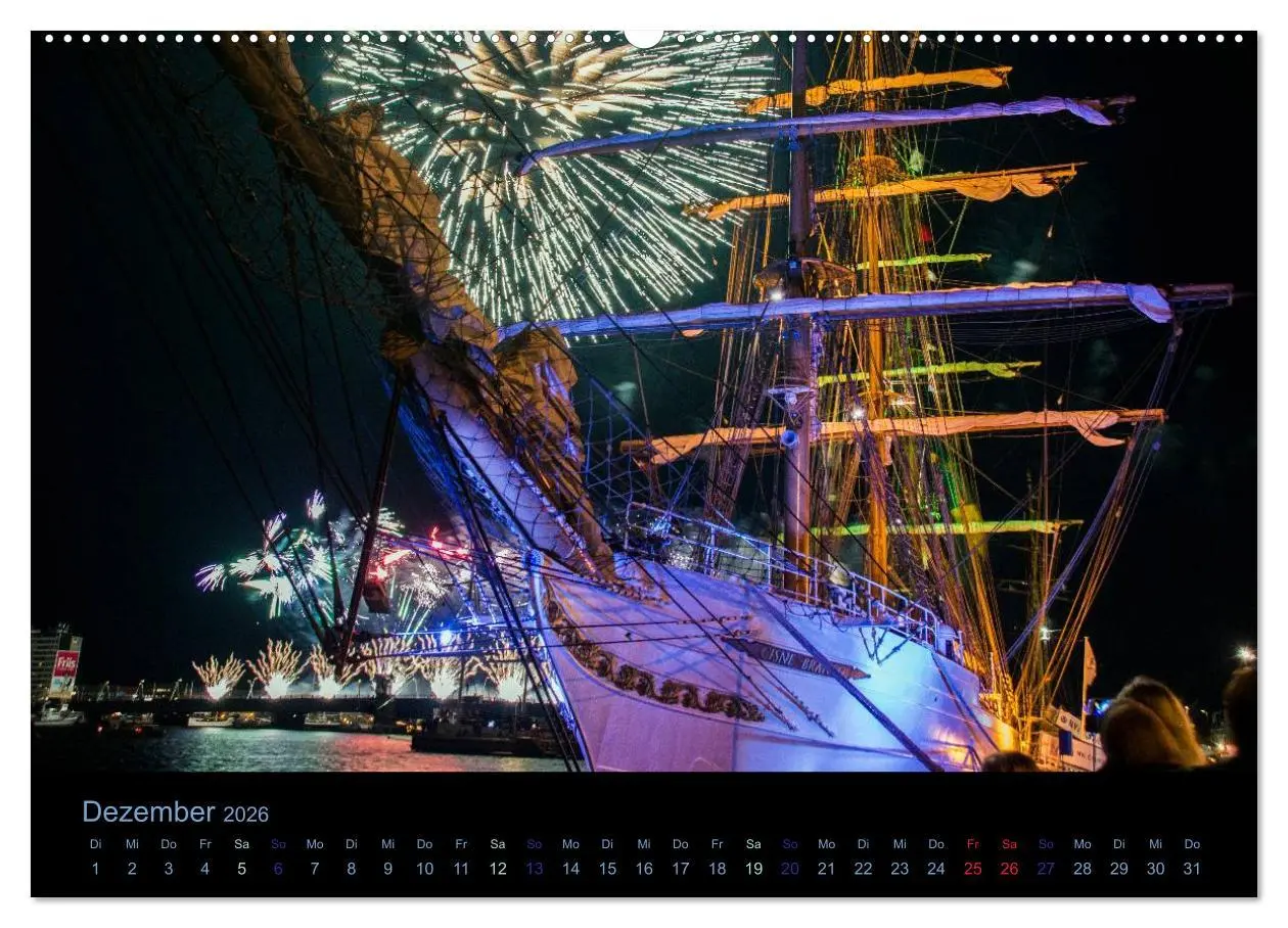 Bild: 9783516030358 | Segelschiffe - Maritime Details (Wandkalender 2026 DIN A2 quer),...