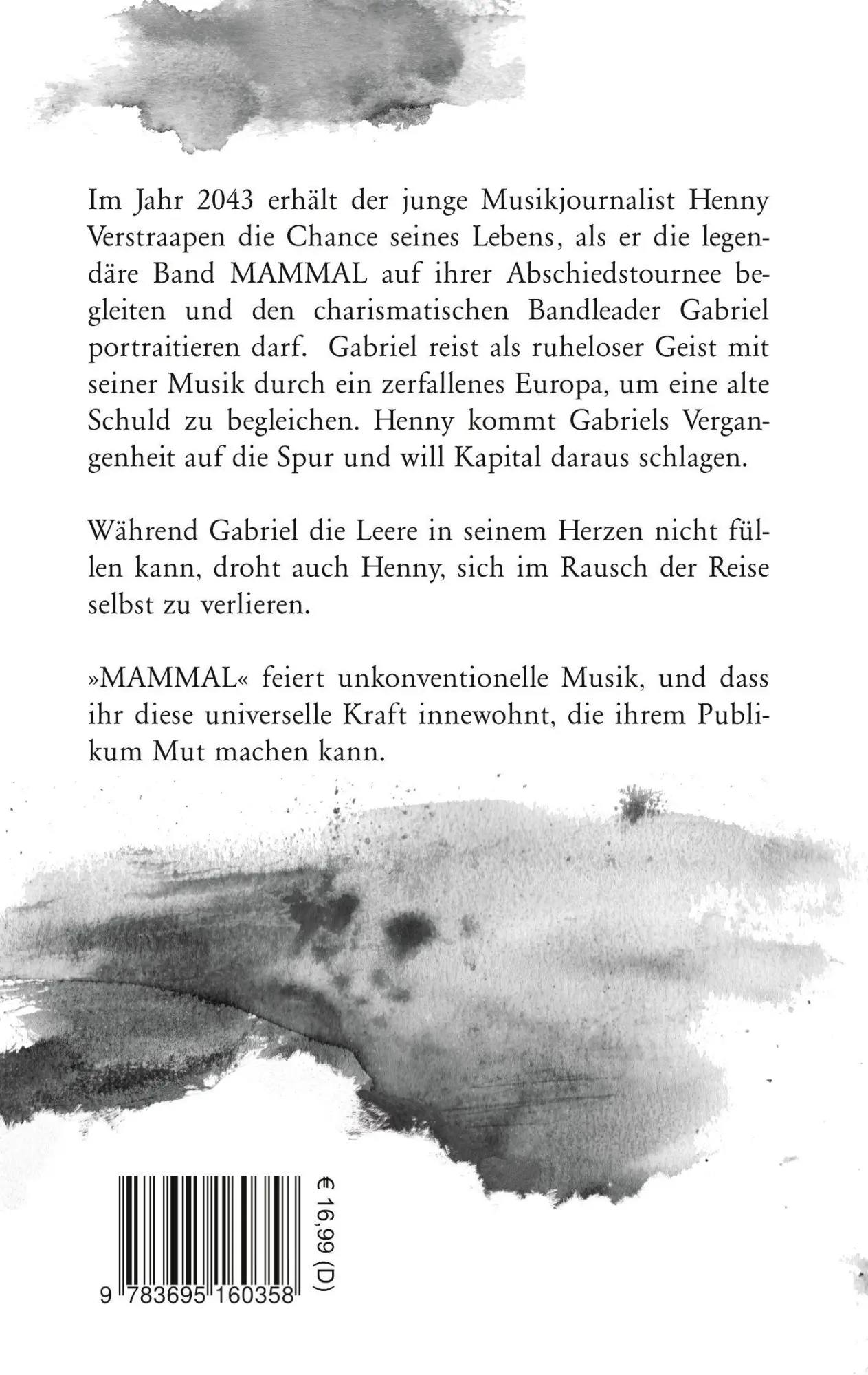 Rückseite: 9783695160358 | Mammal | Ein dystopischer Rock 'n' Roll-Roadtrip | Christoph Ziegltrum