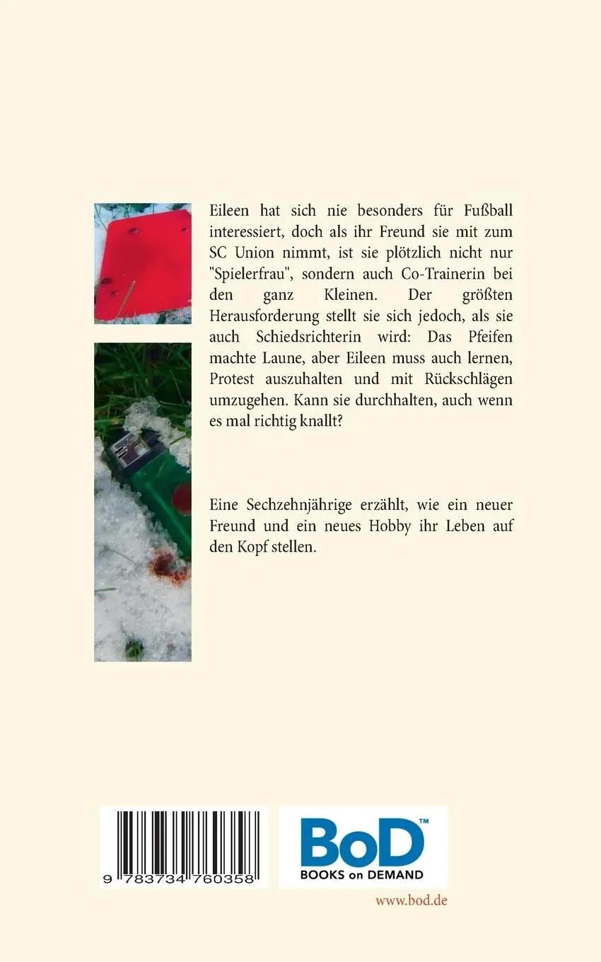 Rückseite: 9783734760358 | Pfiff! | Aus dem Tagebuch einer Jungschiedsrichterin | René Bote