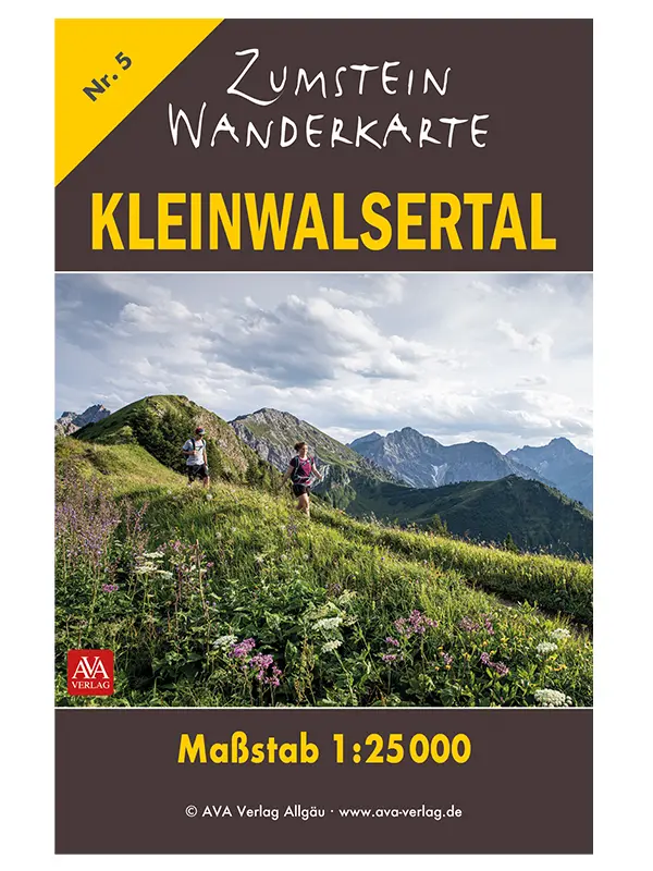 Cover: 9783985160358 | Zumstein Wanderkarte Kleinwalsertal | AVA-Verlag Allgäu GmbH | Deutsch