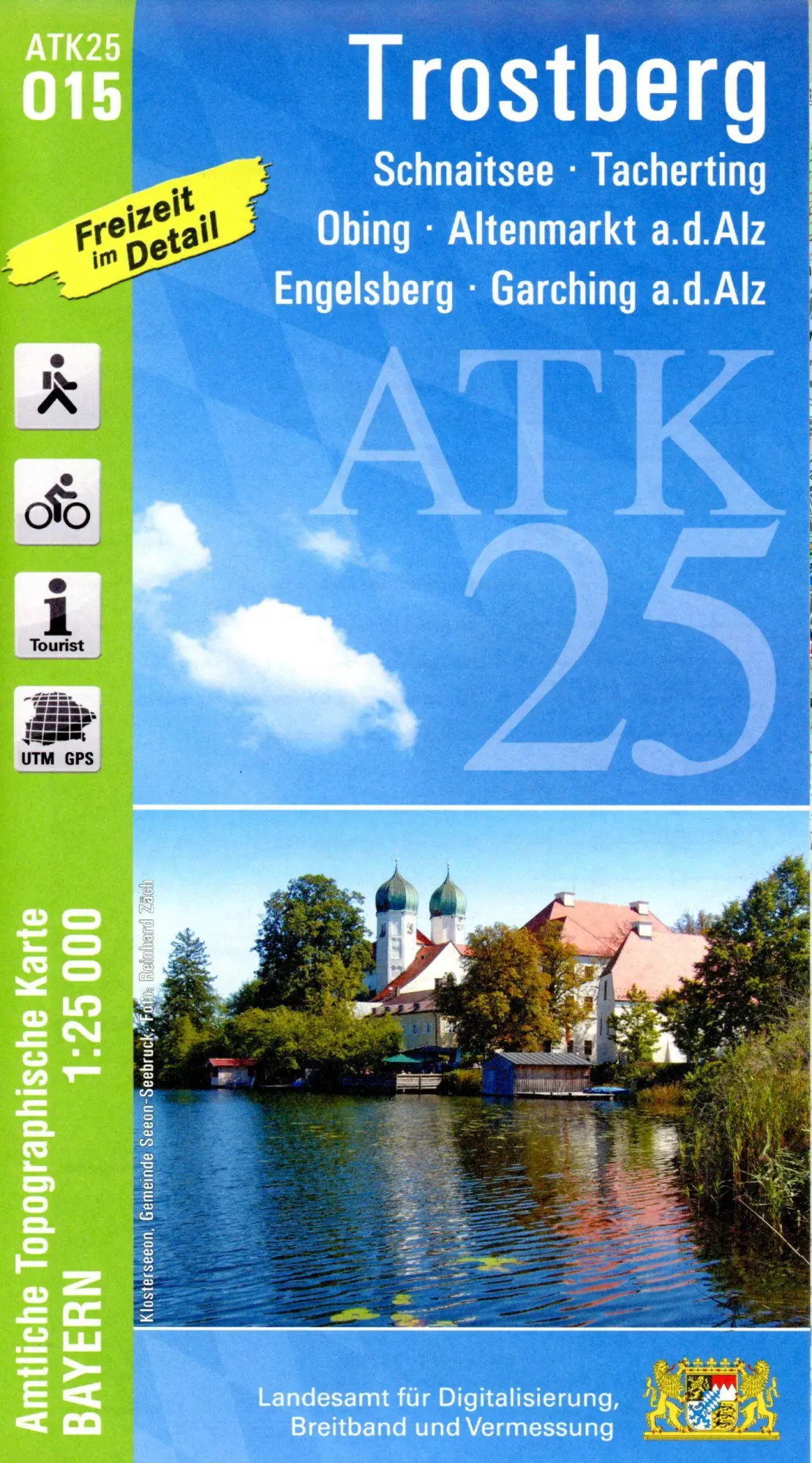 Cover: 9783987760358 | ATK25-O15 Trostberg (Amtliche Topographische Karte 1:25000) | Deutsch