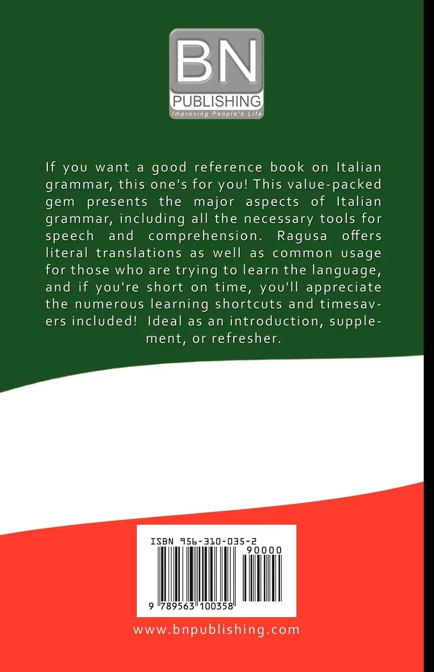 Rückseite: 9789563100358 | Essential Italian Grammar | Olga Ragusa | Taschenbuch | Englisch