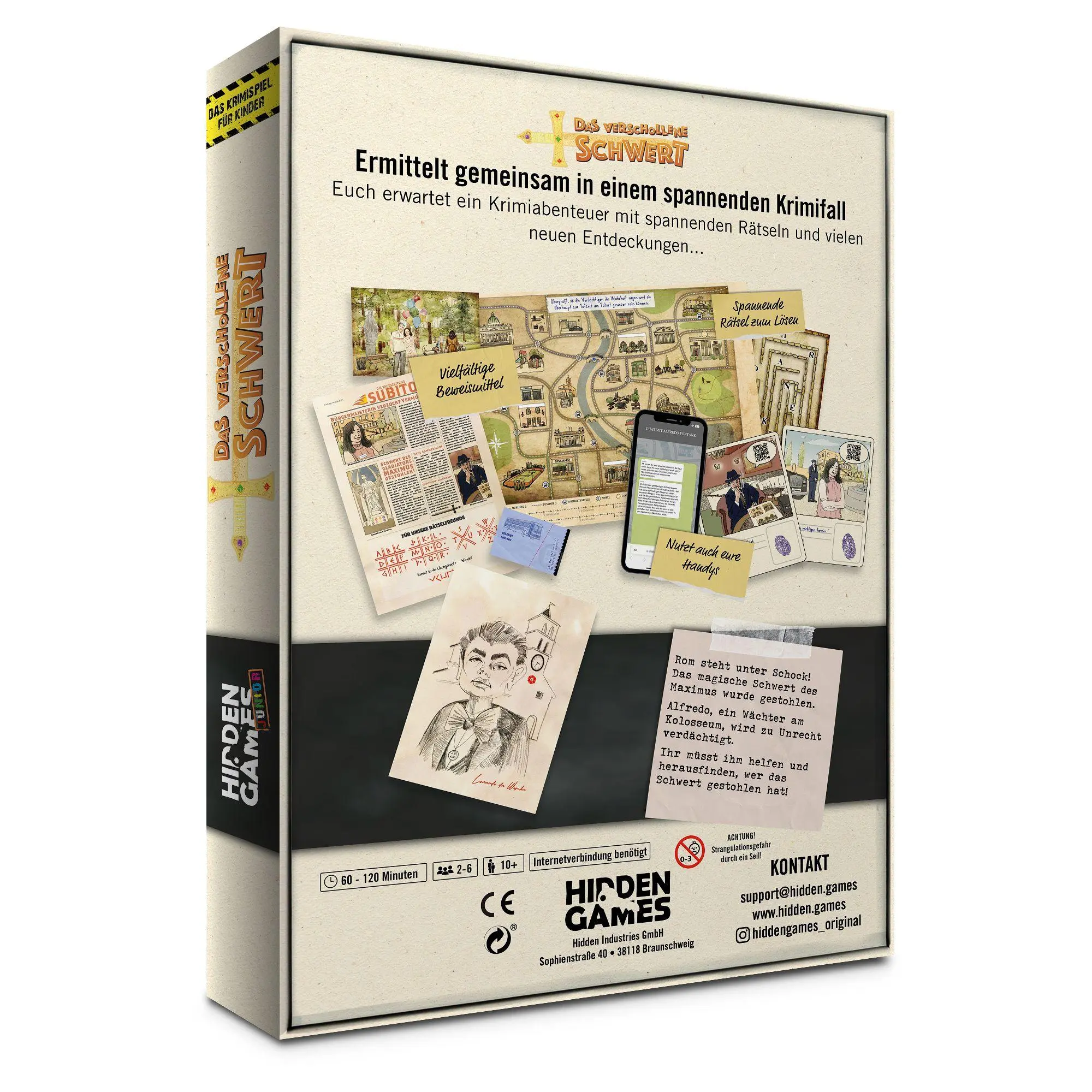 Bild: 4260686490458 | Hidden Games Tatort: Das verschollene Schwert (Junior) | Spiel | 2022