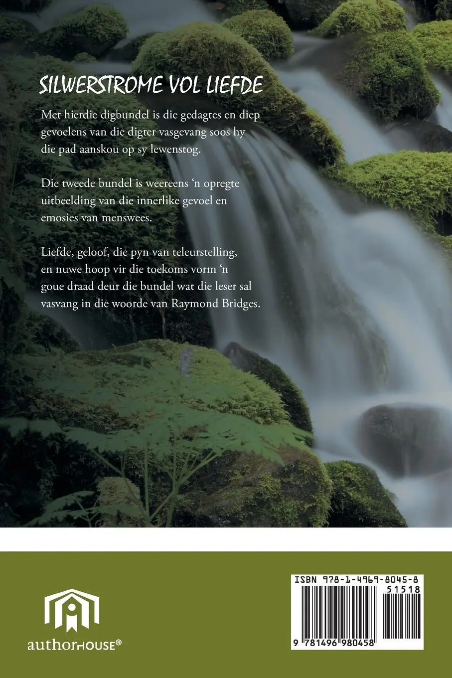 Rückseite: 9781496980458 | Silwerstrome Vol Liefde | Volume 1 | Raymond Bridges | Taschenbuch