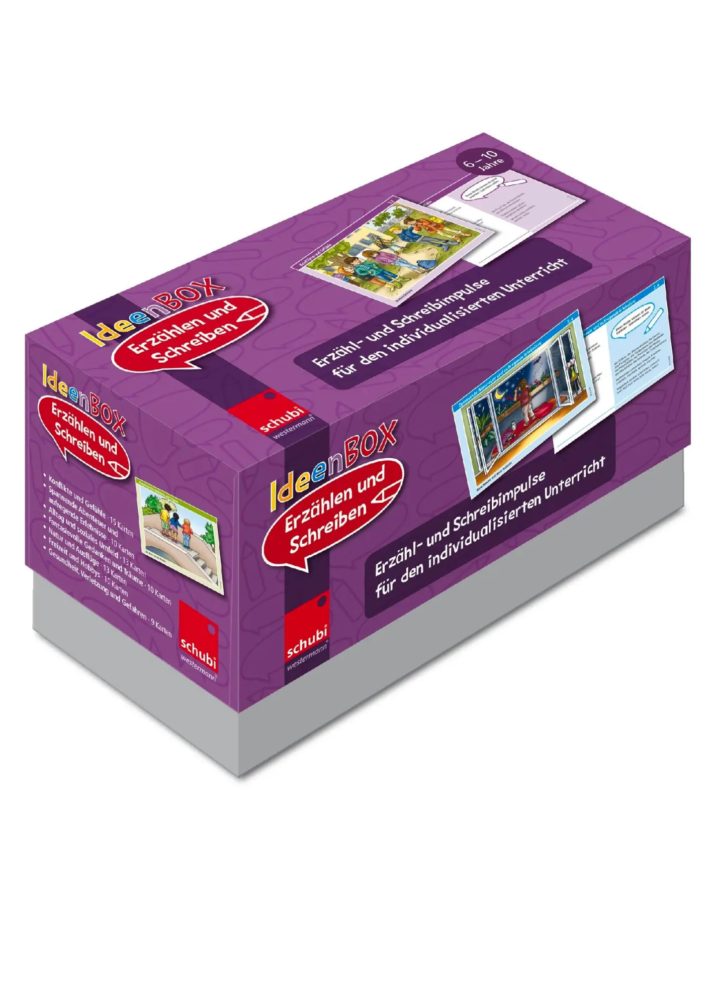 Cover: 9783072100458 | Ideenbox Erzählen und Schreiben | Box | Lehr- und Lernkarten | Deutsch
