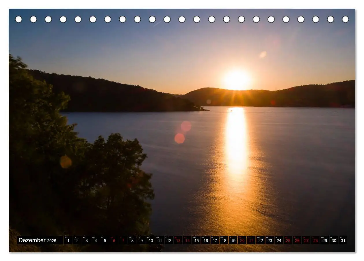 Bild: 9783435390458 | Rund um den Edersee (Tischkalender 2025 DIN A5 quer), CALVENDO...