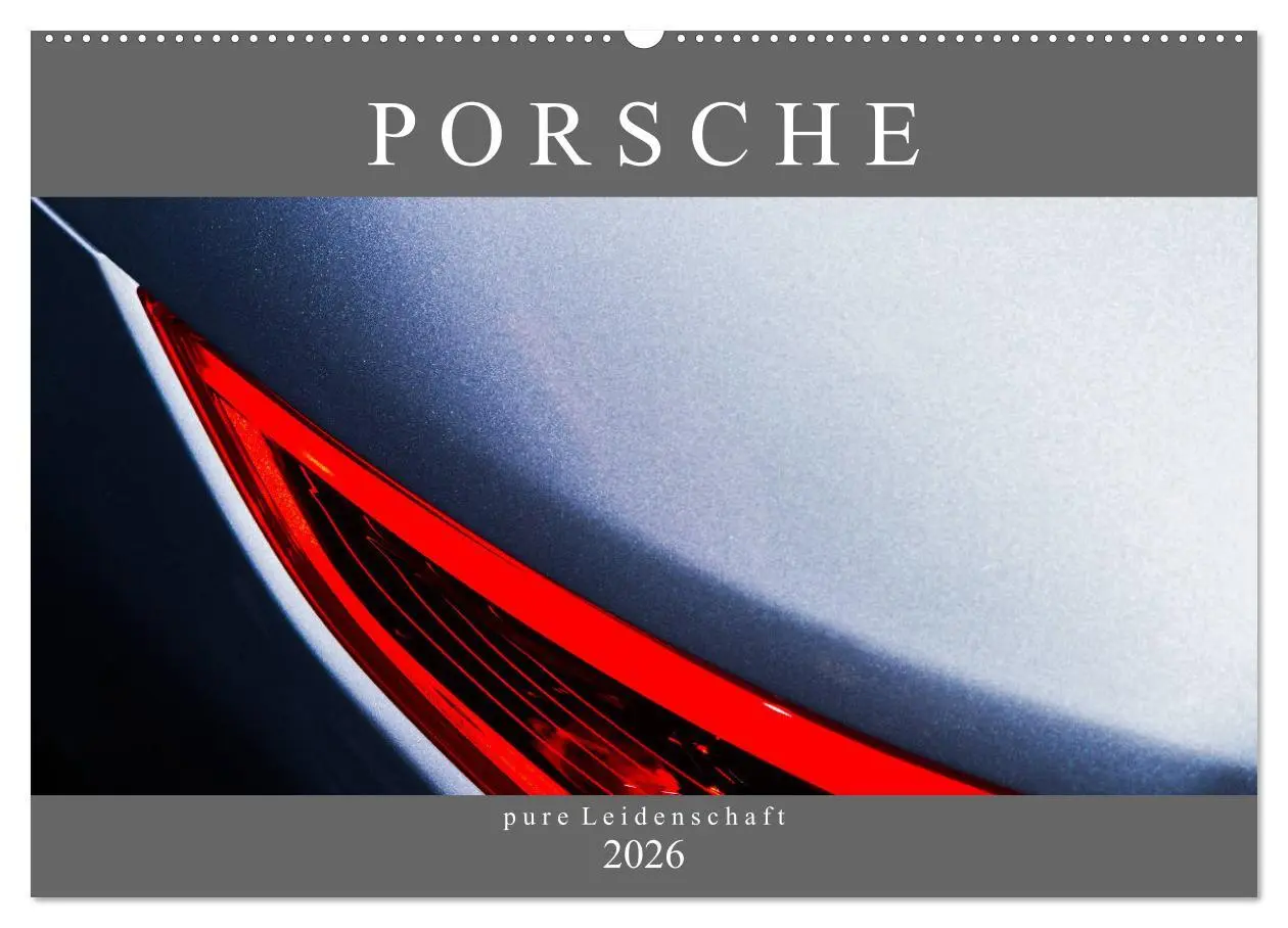 Cover: 9783457860458 | Porsche - pure Leidenschaft (Wandkalender 2026 DIN A2 quer),...