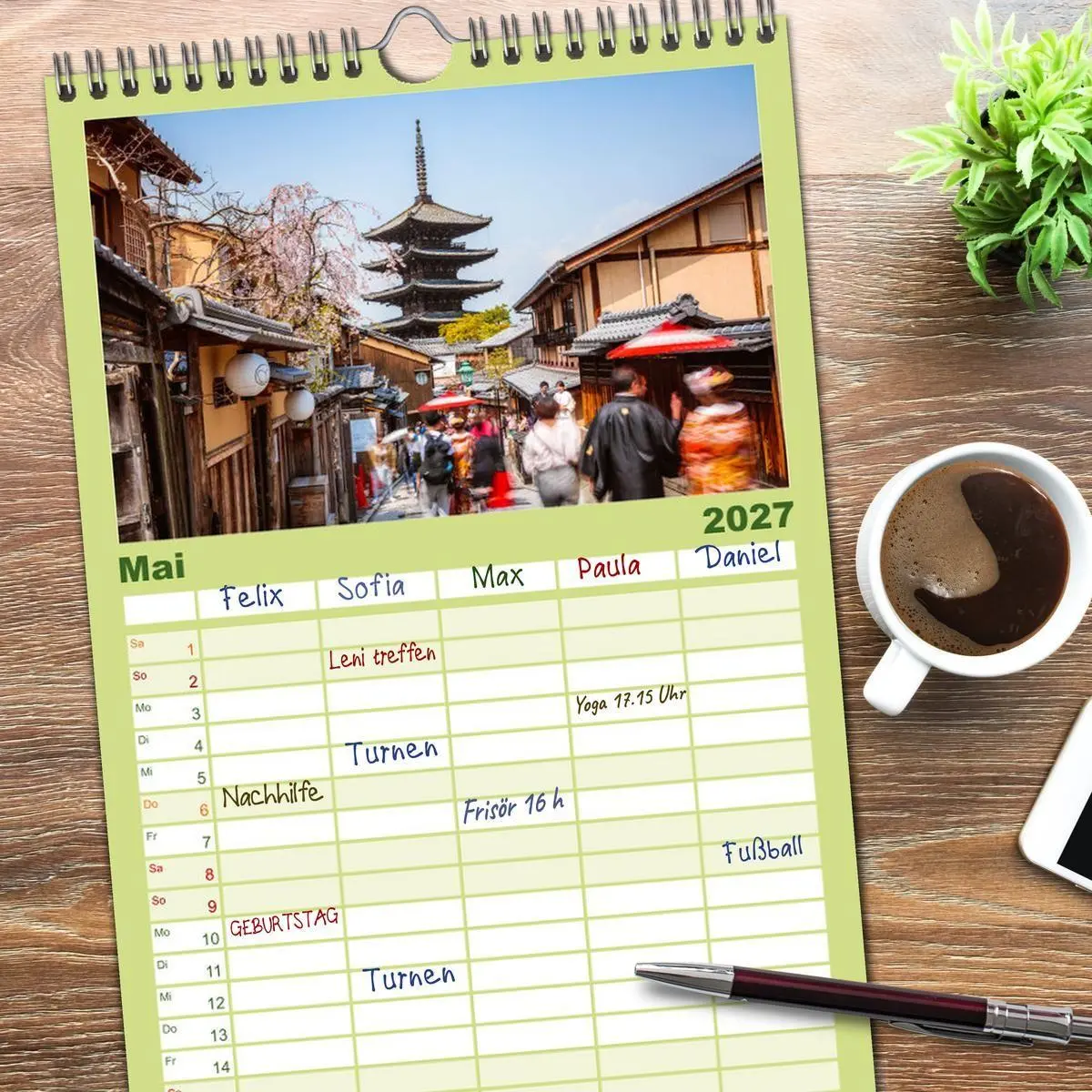 Bild: 9783594310458 | Familienplaner 2027 - Japan - Traditionen und Modernität mit 5...