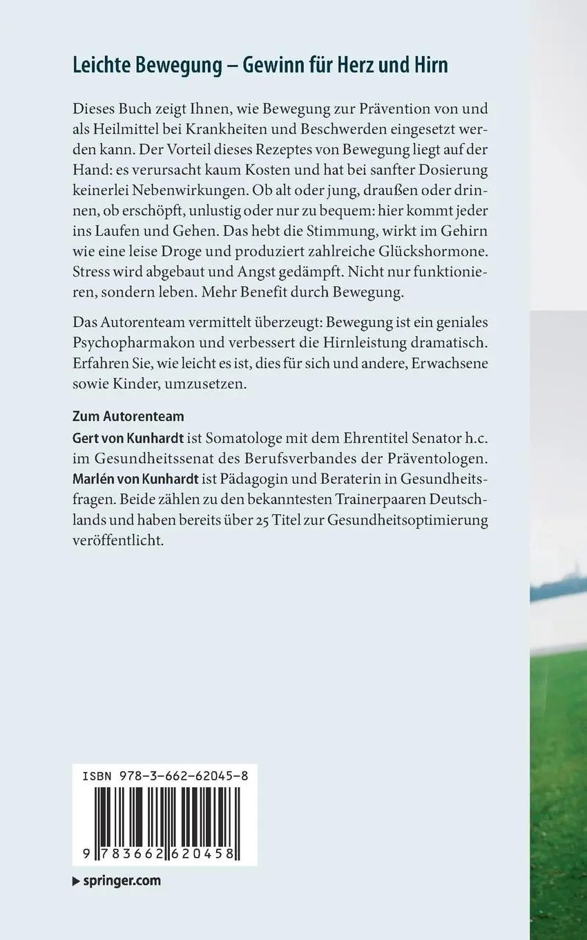 Rückseite: 9783662620458 | Leichte Bewegung - Gewinn für Herz und Hirn | Kunhardt (u. a.) | Buch