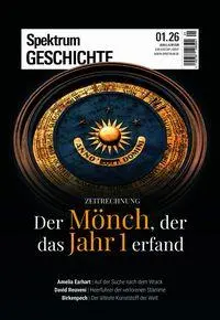 Cover: 9783690410458 | Spektrum Geschichte 1/2026 - Der Mönch, der das Jahr 1 erfand | Buch