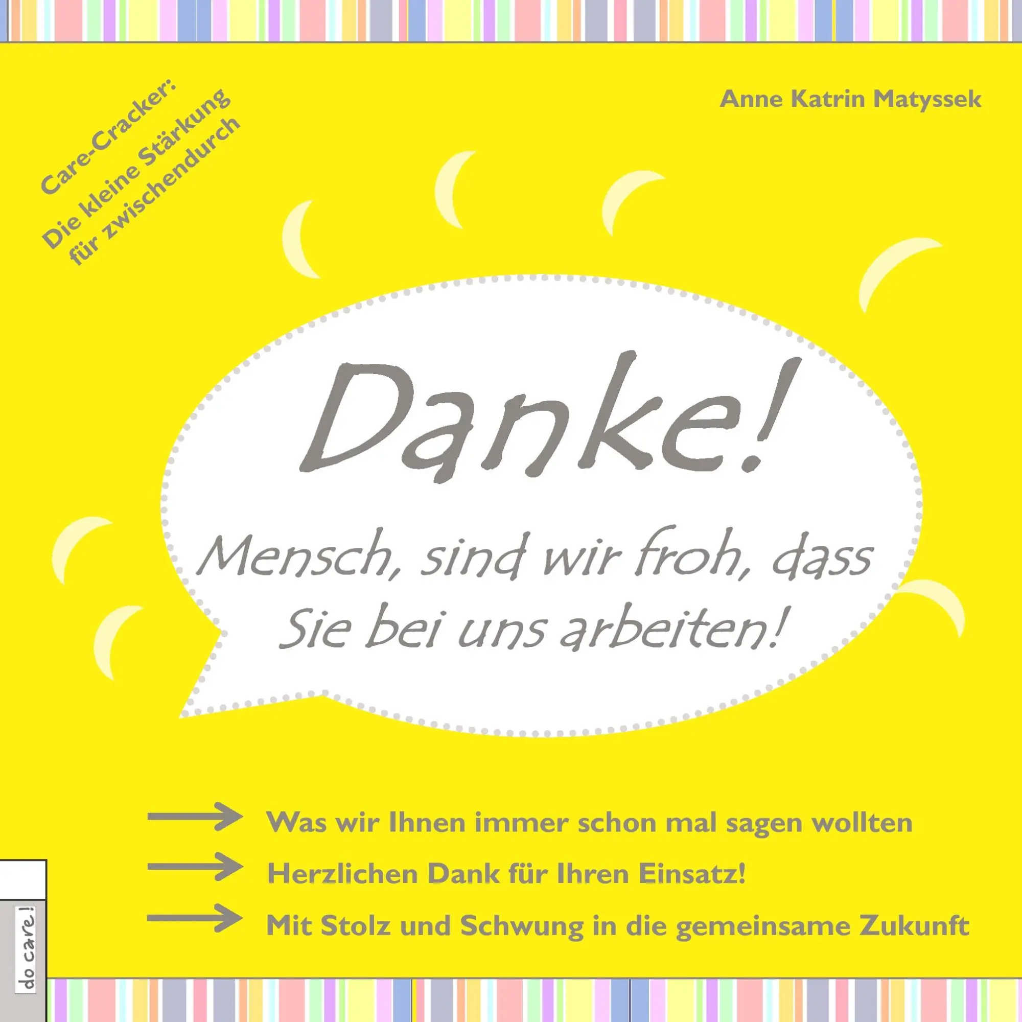 Cover: 9783839170458 | DANKE! Mensch, sind wir froh, dass Sie bei uns arbeiten | Matyssek