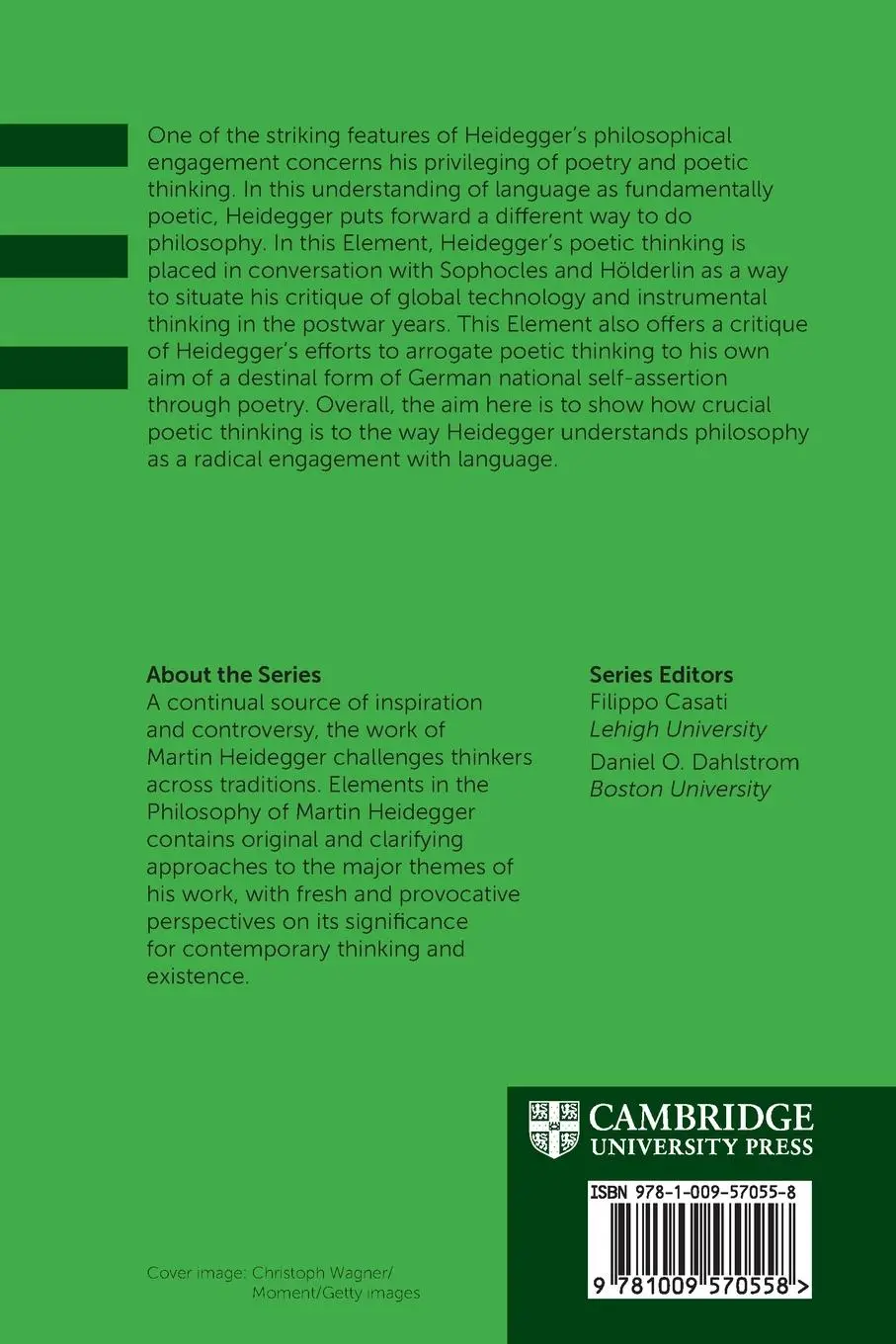 Rückseite: 9781009570558 | Heidegger on Poetic Thinking | Charles Bambach | Taschenbuch | 2025