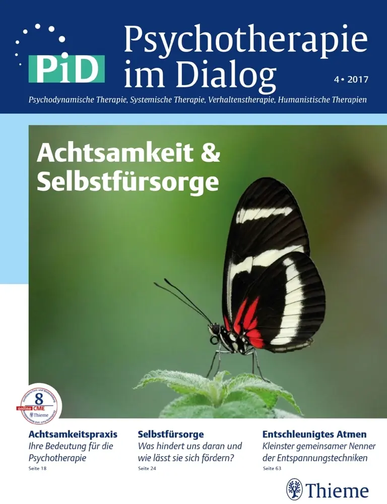 Cover: 9783132410558 | Achtsamkeit &amp; Selbstfürsorge | PiD - Psychotherapie im Dialog | Buch