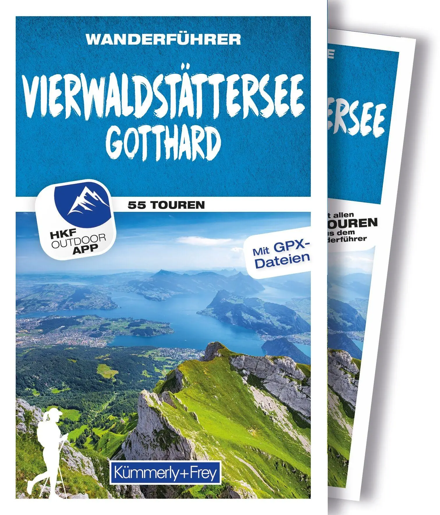 Cover: 9783259300558 | Kümmerly+Frey Wanderführer Vierwaldstättersee, Gotthard | Taschenbuch