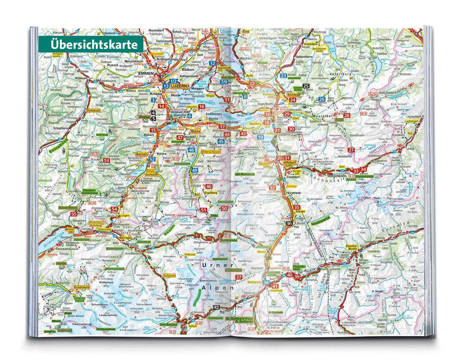 Bild: 9783259300558 | Kümmerly+Frey Wanderführer Vierwaldstättersee, Gotthard | Taschenbuch