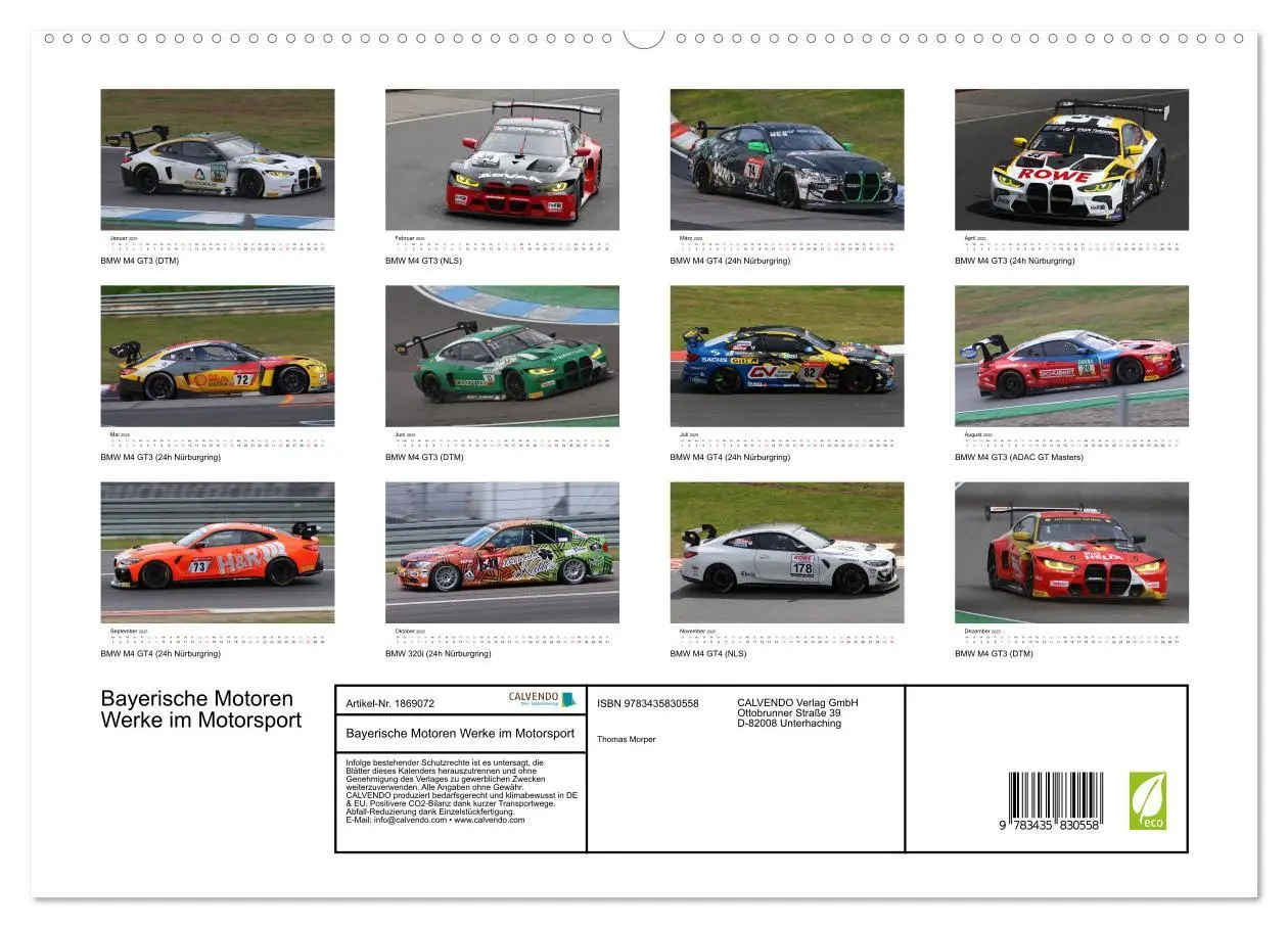 Bild: 9783435830558 | Bayerische Motoren Werke im Motorsport (hochwertiger Premium...