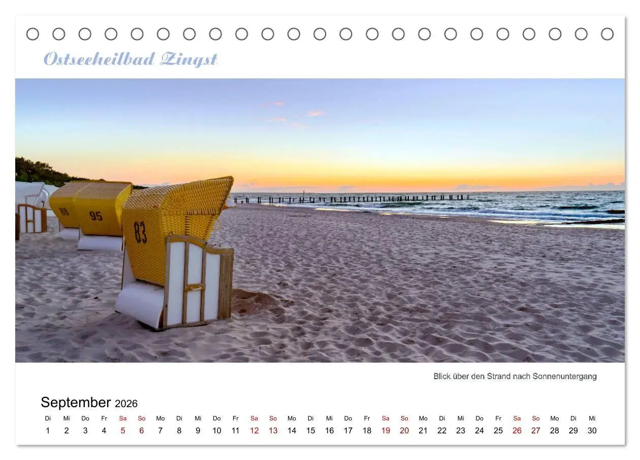 Bild: 9783457850558 | Panorama-Blick Fischland-Darss-Zingst (Tischkalender 2026 DIN A5...