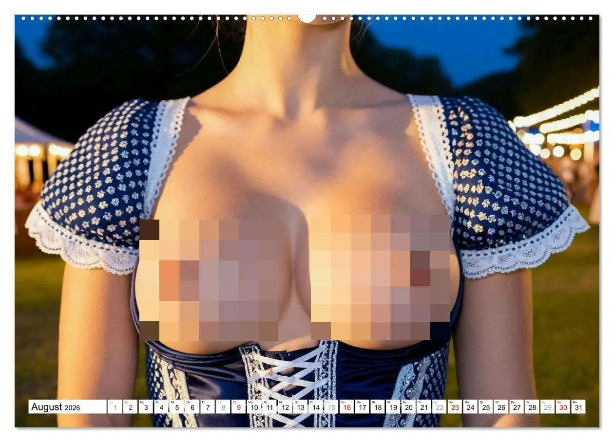 Bild: 9783516630558 | Holz vor der Hüttn - Frauen mit nackten Brüsten im Dirndl...