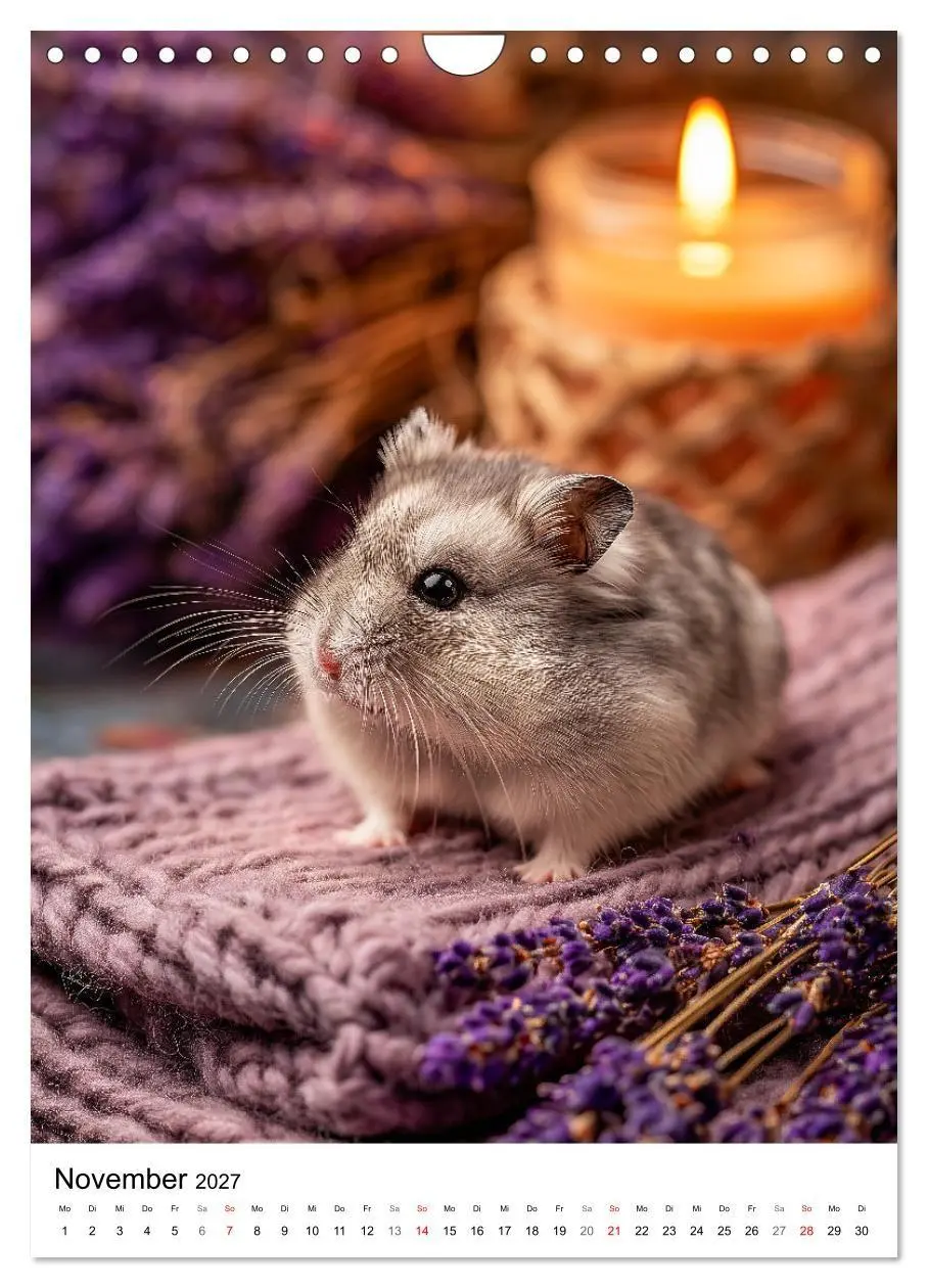 Bild: 9783516870558 | Hamster - süße Tiere zum Verlieben (Wandkalender 2027 DIN A4 hoch),...
