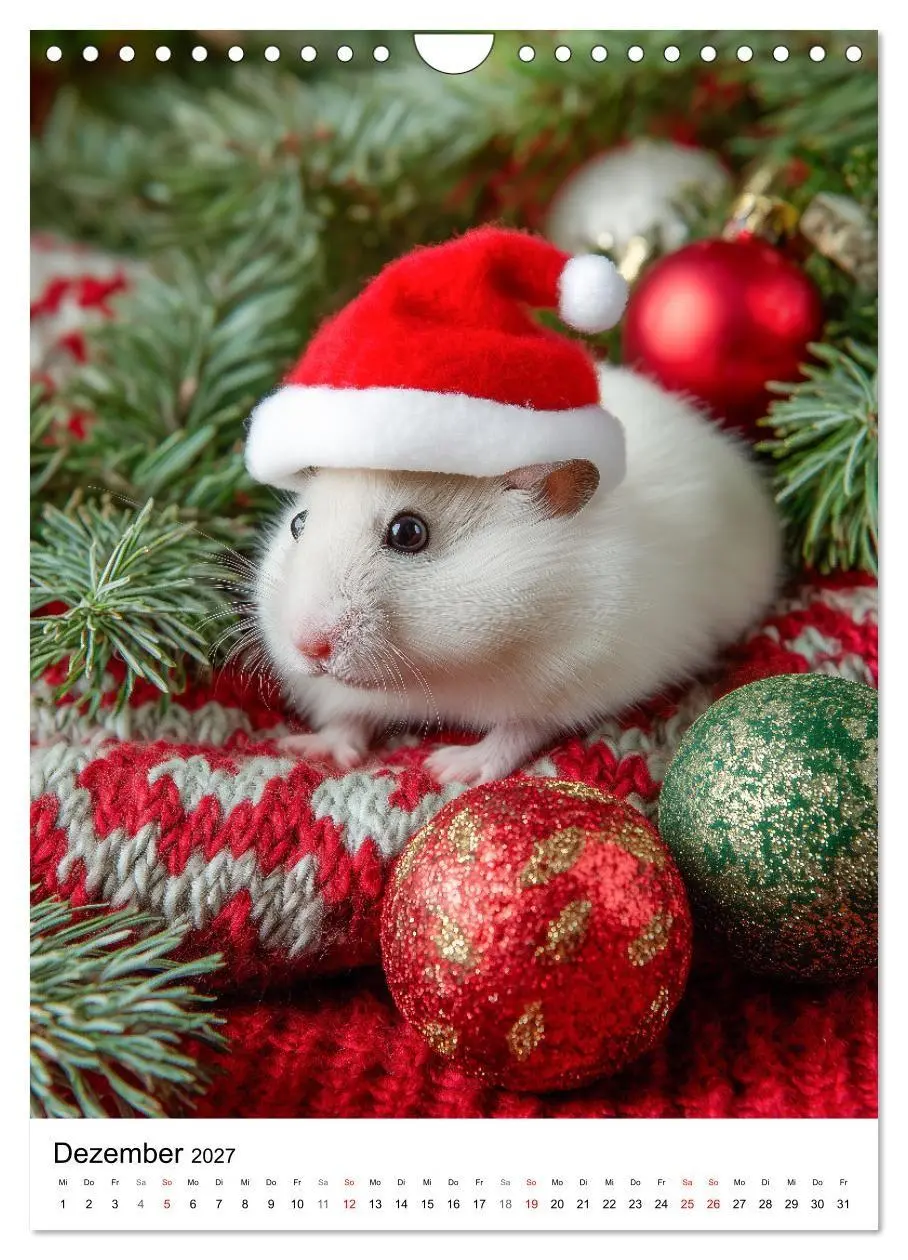 Bild: 9783516870558 | Hamster - süße Tiere zum Verlieben (Wandkalender 2027 DIN A4 hoch),...