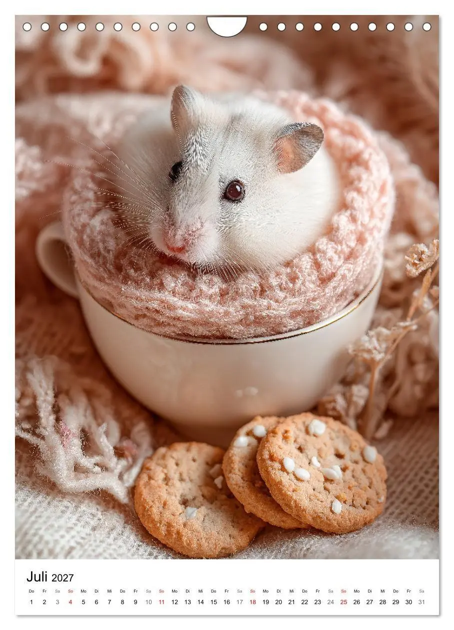 Bild: 9783516870558 | Hamster - süße Tiere zum Verlieben (Wandkalender 2027 DIN A4 hoch),...