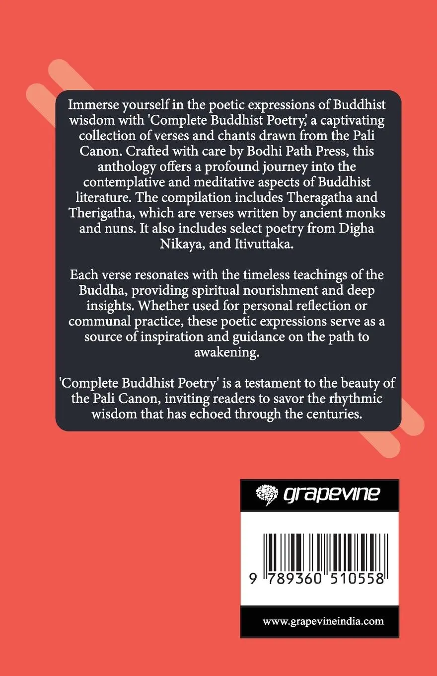 Rückseite: 9789360510558 | Complete Buddhist Poetry | Bodhi Path Press | Taschenbuch | Englisch