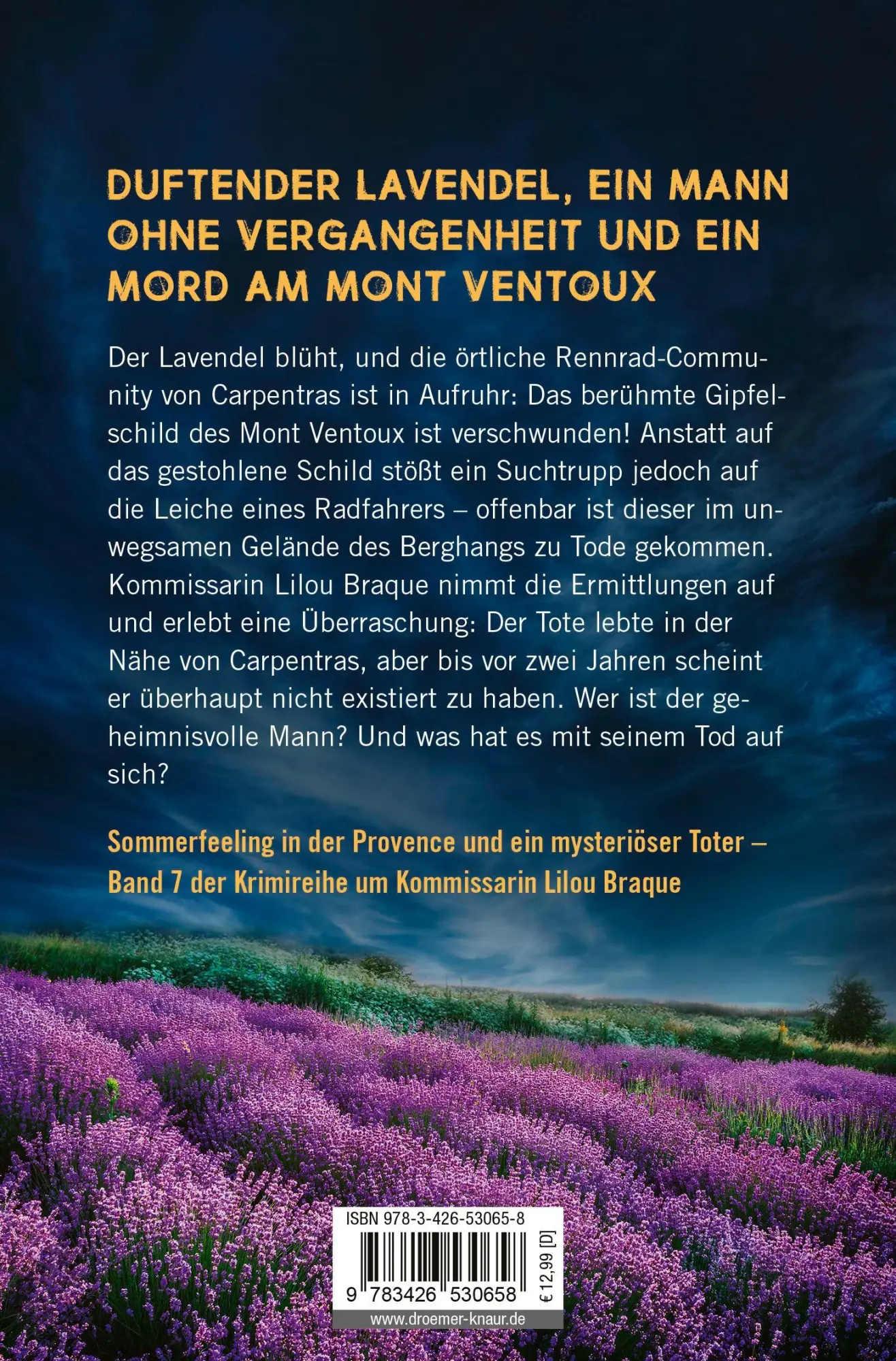Rückseite: 9783426530658 | Lavendel-Wut | Carine Bernard | Taschenbuch | Die Lavendel-Morde