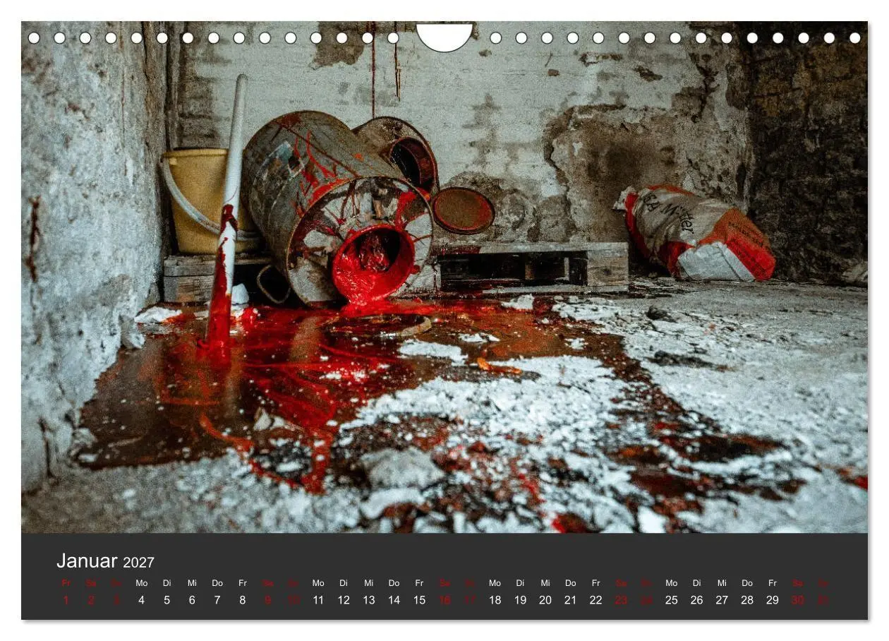 Bild: 9783569640658 | Verlassene Orte - Ein Lost Places Kalender (Wandkalender 2027 DIN...