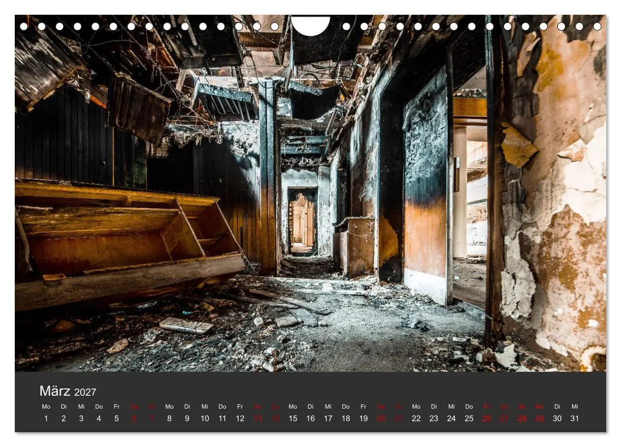 Bild: 9783569640658 | Verlassene Orte - Ein Lost Places Kalender (Wandkalender 2027 DIN...