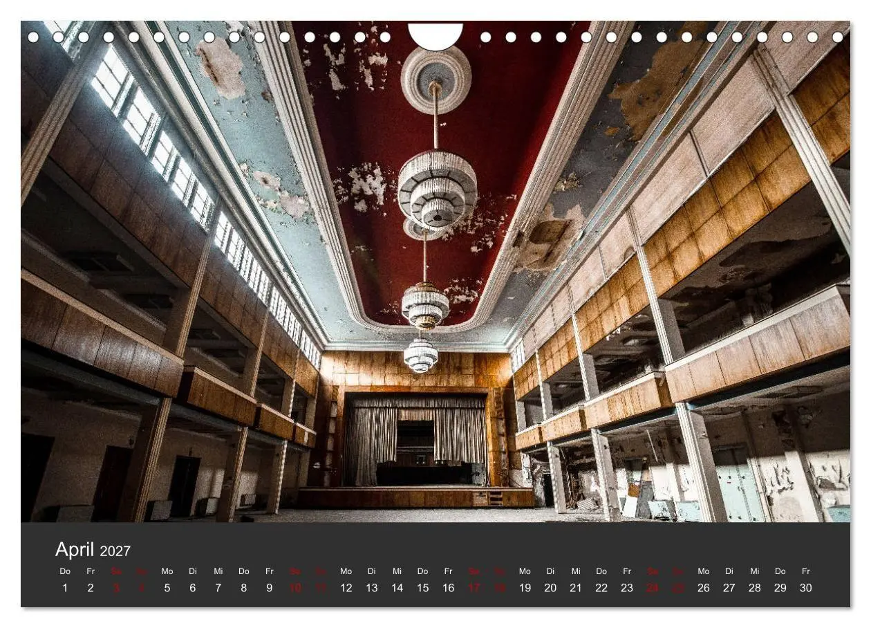 Bild: 9783569640658 | Verlassene Orte - Ein Lost Places Kalender (Wandkalender 2027 DIN...