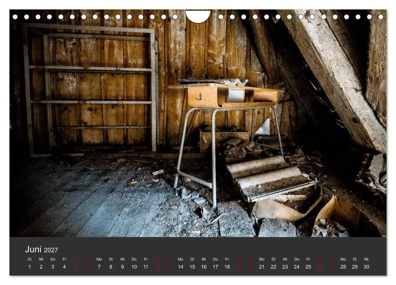 Bild: 9783569640658 | Verlassene Orte - Ein Lost Places Kalender (Wandkalender 2027 DIN...