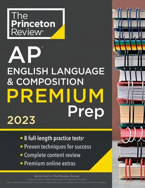 Cover: 9780593450758 | Princeton Review AP English Language &amp; Composition Premium Prep, 2023