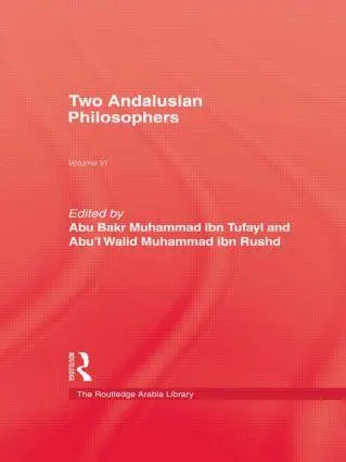 Cover: 9781138010758 | Two Andalusian Philosophers | Abu Bakr Muhammad Ibn Tufayl (u. a.)