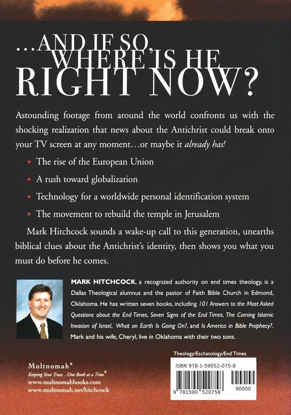 Rückseite: 9781590520758 | Is the Antichrist Alive Today? | Mark Hitchcock | Taschenbuch | 2003