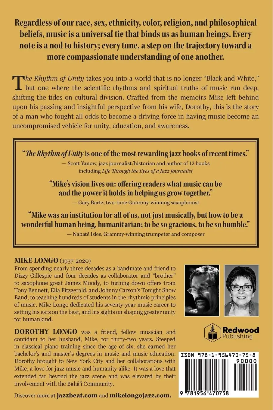 Rückseite: 9781956470758 | The Rhythm of Unity | Mike Longo (u. a.) | Taschenbuch | Englisch