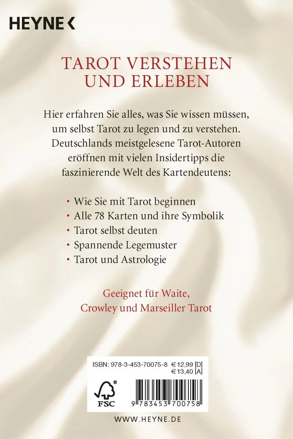 Bild: 9783453700758 | Tarot für Einsteiger | Set aus Buch und 78 Waite-Tarotkarten | Buch