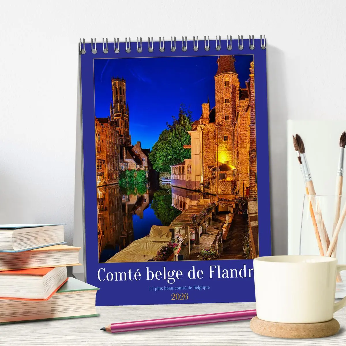 Bild: 9783516540758 | Comté belge de Flandre (Calendrier de bureau 2026 DIN A5...