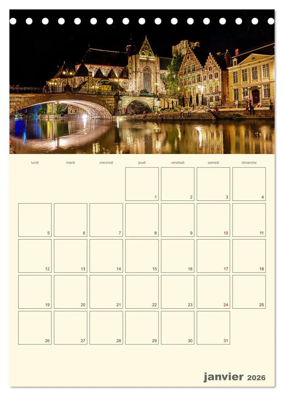 Bild: 9783516540758 | Comté belge de Flandre (Calendrier de bureau 2026 DIN A5...