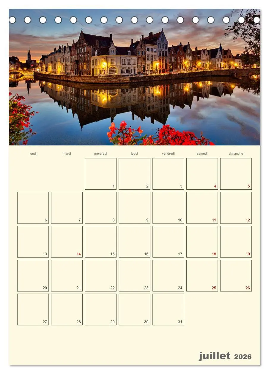 Bild: 9783516540758 | Comté belge de Flandre (Calendrier de bureau 2026 DIN A5...