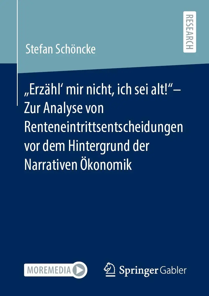 Cover: 9783658350758 | "Erzähl' mir nicht, ich sei alt!"- Zur Analyse von...