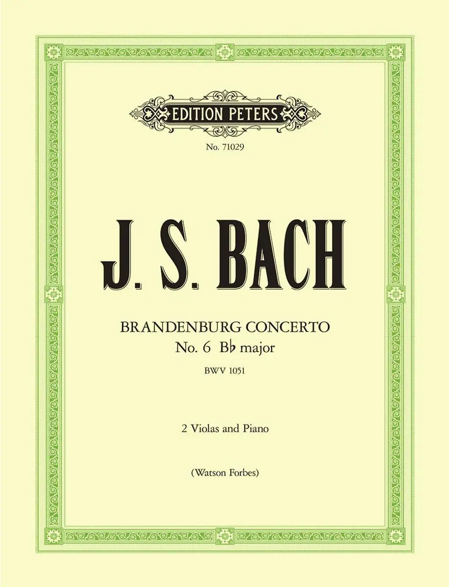 Cover: 9790577080758 | Brandenburg Concerto No. 6 B Flat BWV 1051 | Kurt Soldan (u. a.)