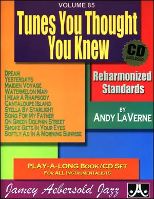 Cover: 635621000858 | Andy Laverne - Tunes You Thought You Knew | Jazz Play-Along Vol.85