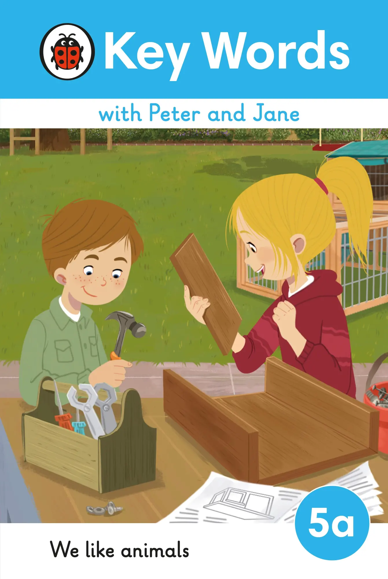 Cover: 9780241510858 | Key Words with Peter and Jane Level 5a - We Like Animals | Ladybird
