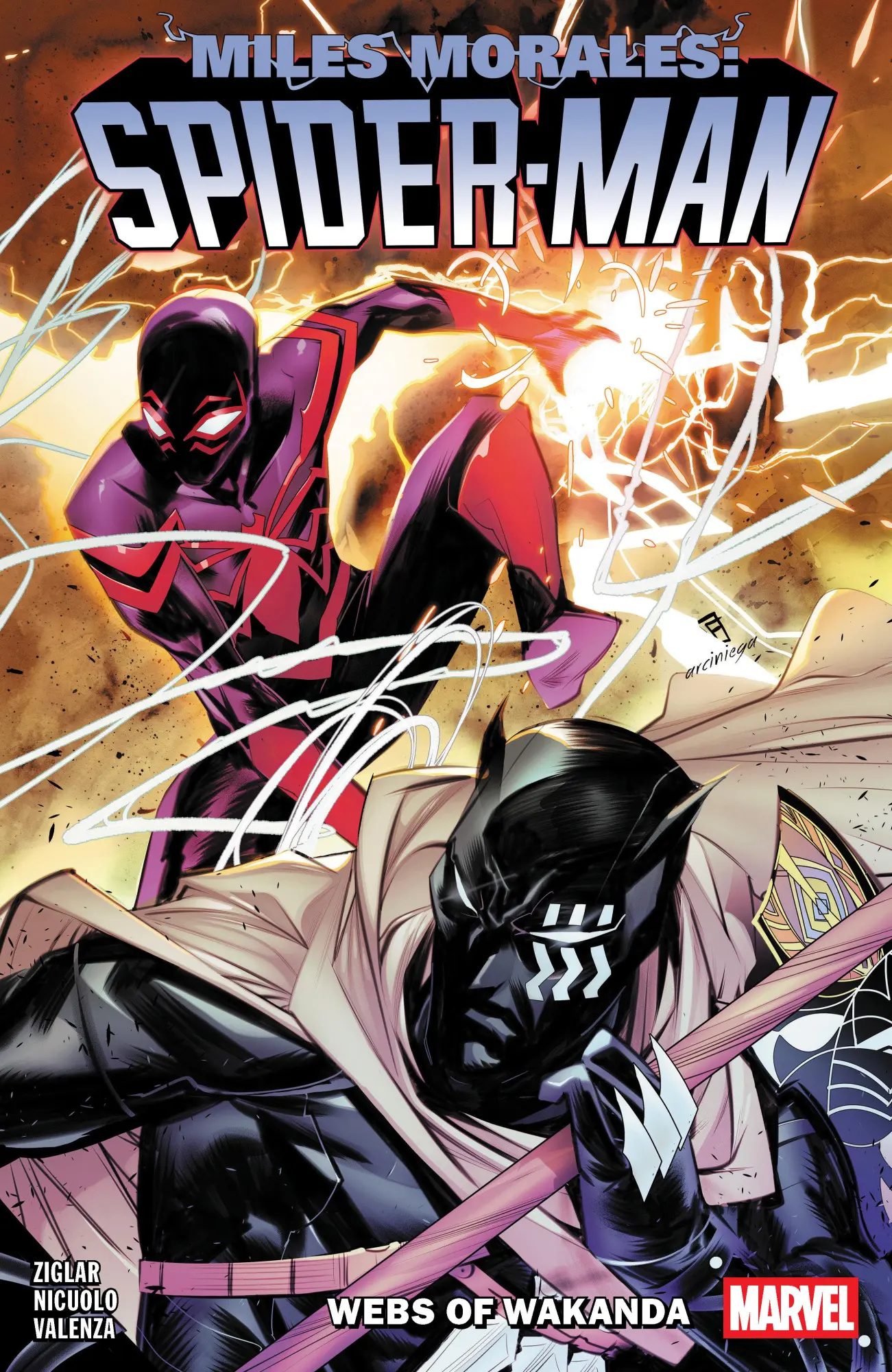 Cover: 9781302960858 | Miles Morales: Spider-Man by Cody Ziglar Vol. 6 - Webs of Wakanda