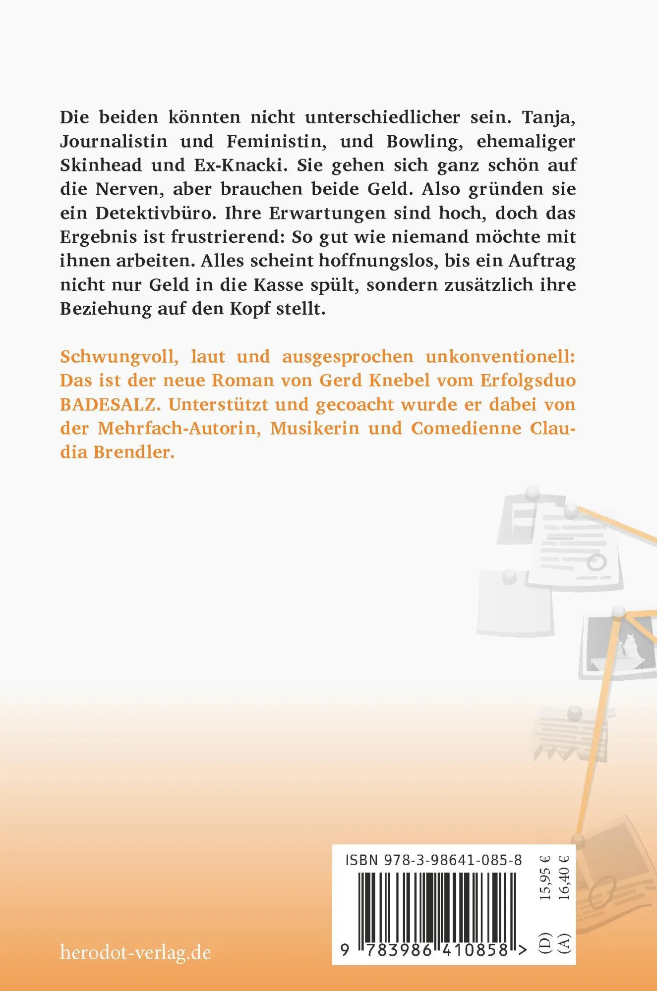 Rückseite: 9783986410858 | Freundschaft im Abseits | Gerd Knebel | Taschenbuch | 244 S. | Deutsch