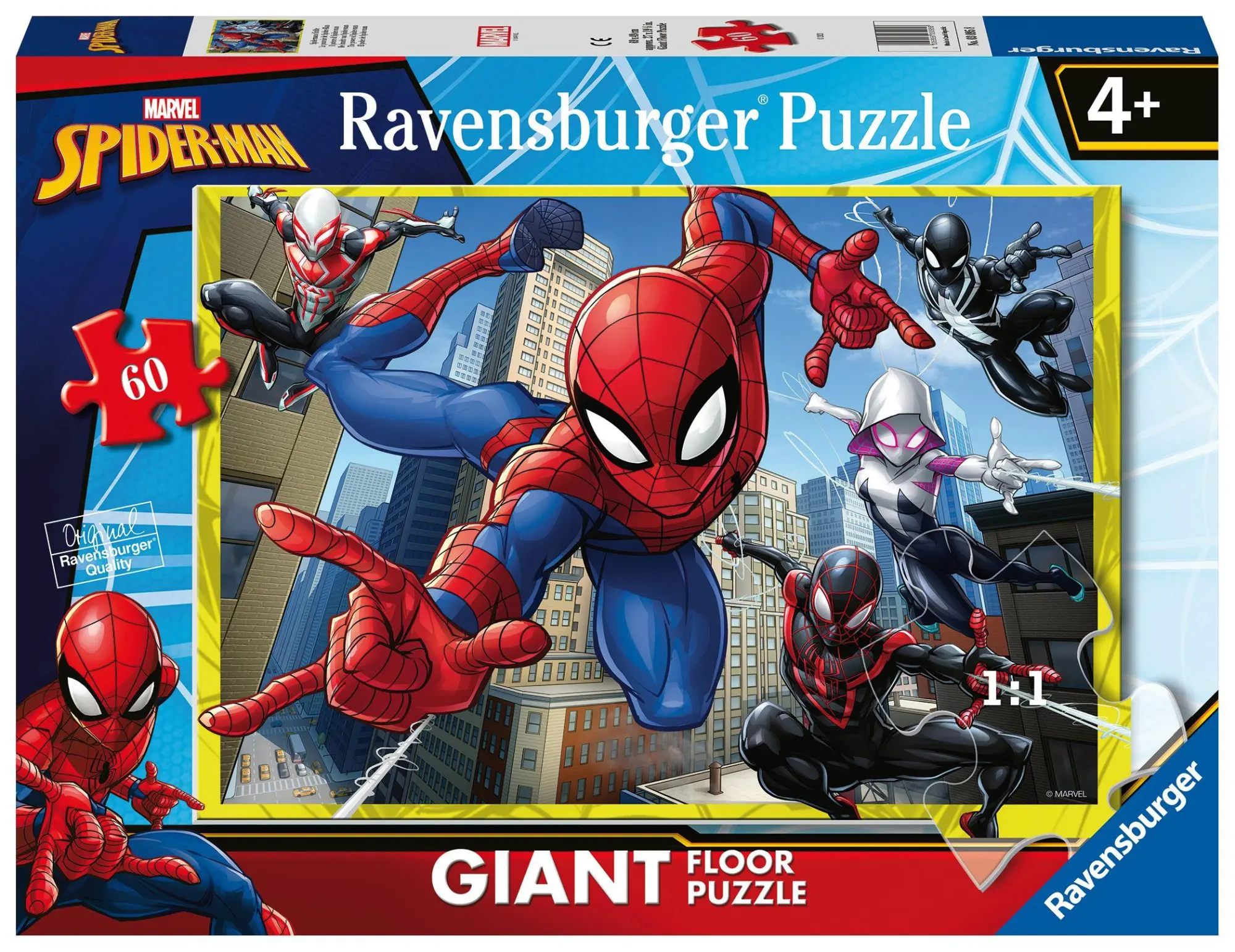 Cover: 4005556030958 | Ravensburger Kinderpuzzle 03095 - Spidermans Kräfte - Bodenpuzzle...