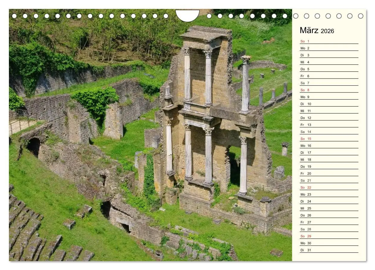 Bild: 9783457980958 | Römische Bauwerke in Europa (Wandkalender 2026 DIN A4 quer),...
