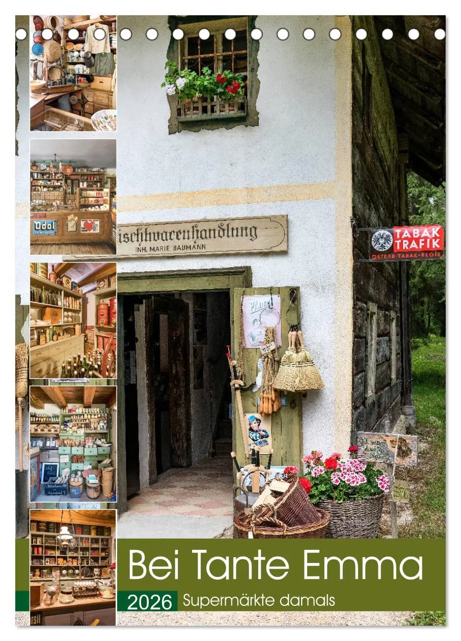 Cover: 9783516380958 | Bei Tante Emma, Supermärkte damals (Tischkalender 2026 DIN A5...