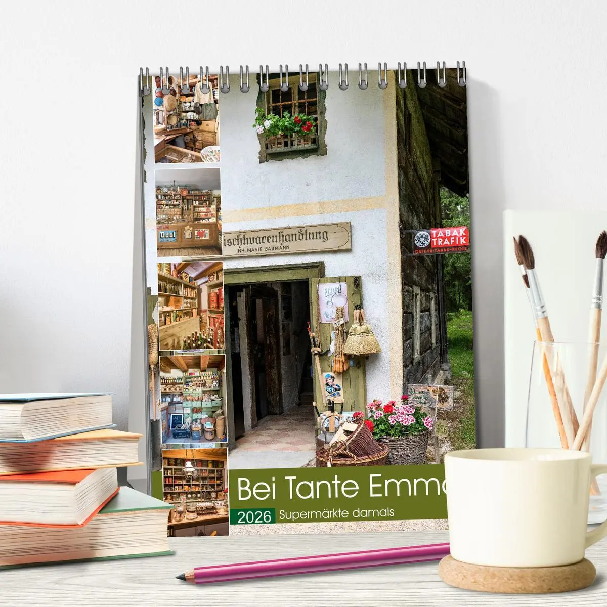 Bild: 9783516380958 | Bei Tante Emma, Supermärkte damals (Tischkalender 2026 DIN A5...